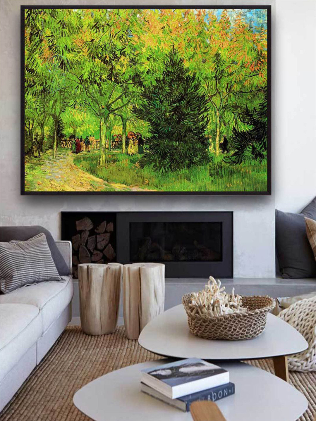 The Art House Lane In Public Gardens Arles By Van Gogh Wall Painting