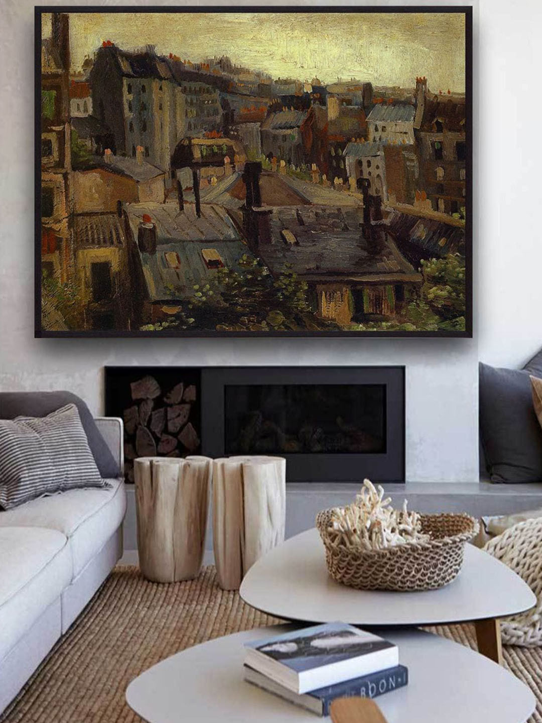 The Art House Abstract Canvas Wall Rectangle Paintings Wall Art - 19 x 15 in
