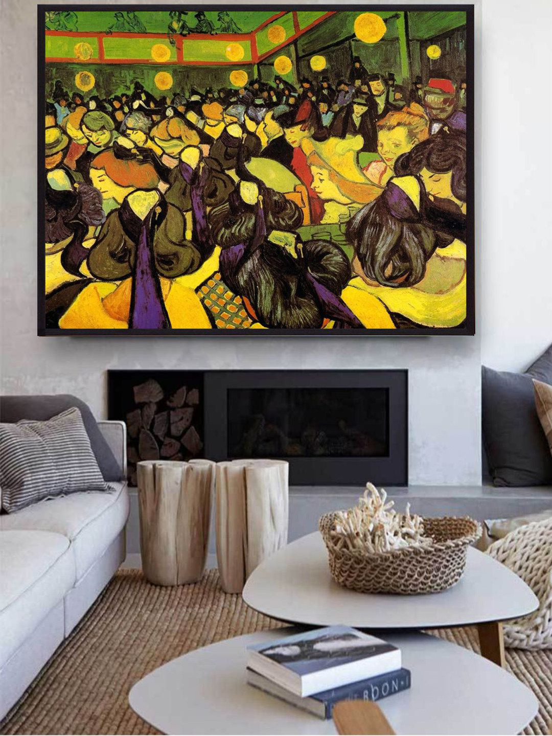 The Art House Abstract Canvas Wall Rectangle Paintings Wall Art - 22 x 19 In