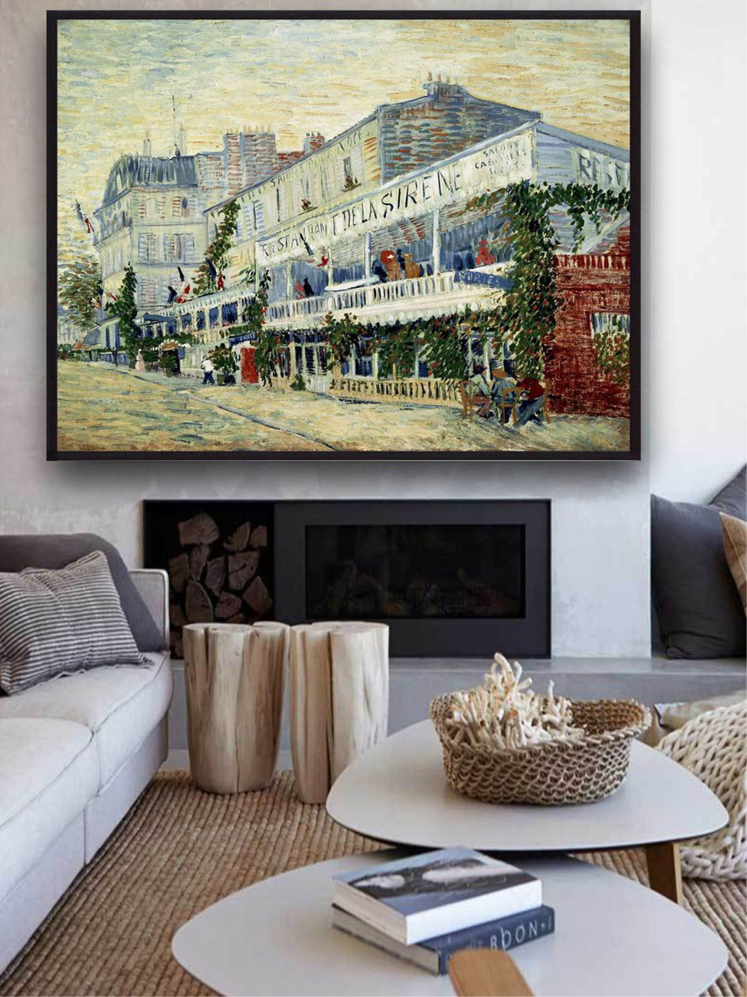 The Art House Grey Restaurant de la Sirene at Asnieres 1887 By Van Gogh