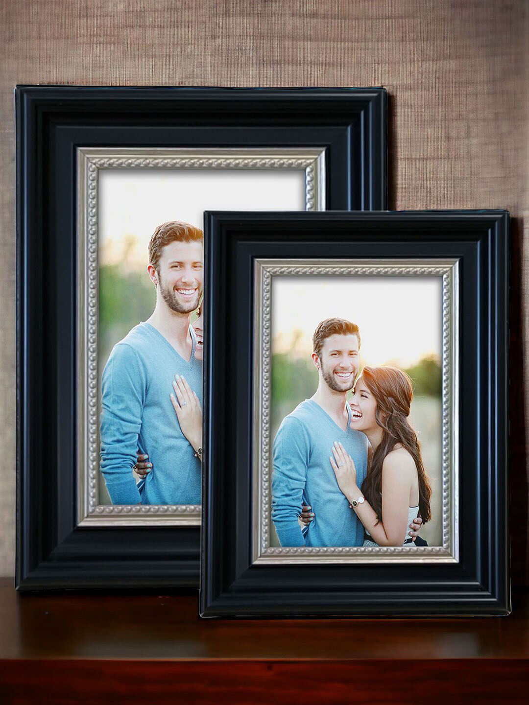 Art Street Black 2 Pieces 3D Table Photo Frames