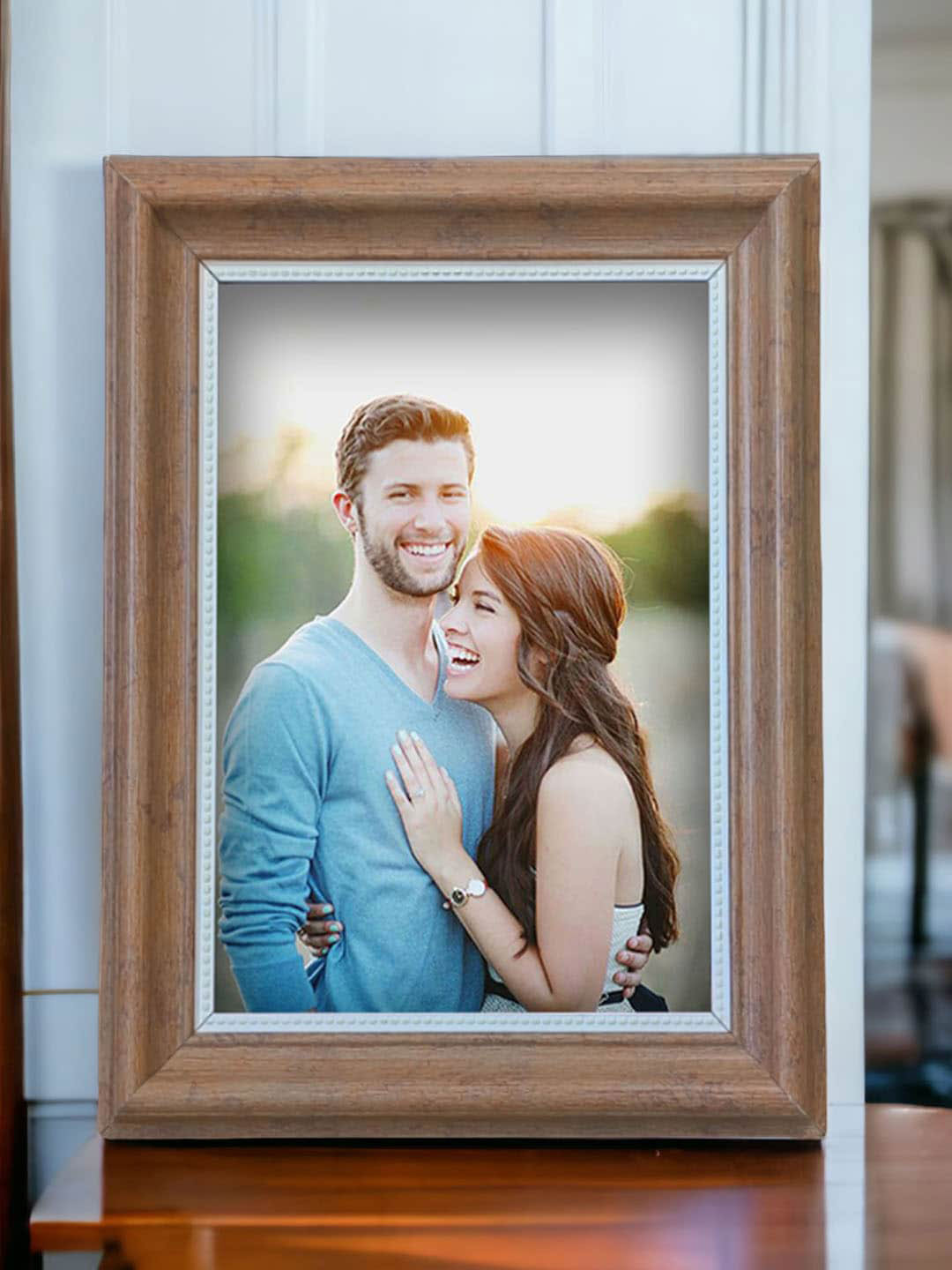 Art Street Brown Premium 3D Table Photo Frame