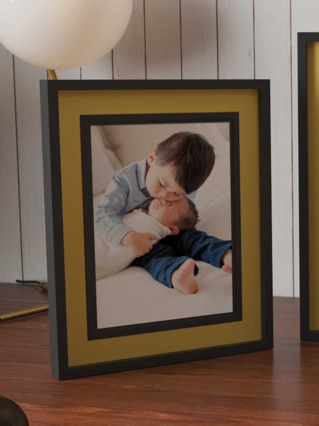 Art Street Black & Gold Wooden Photo Frames