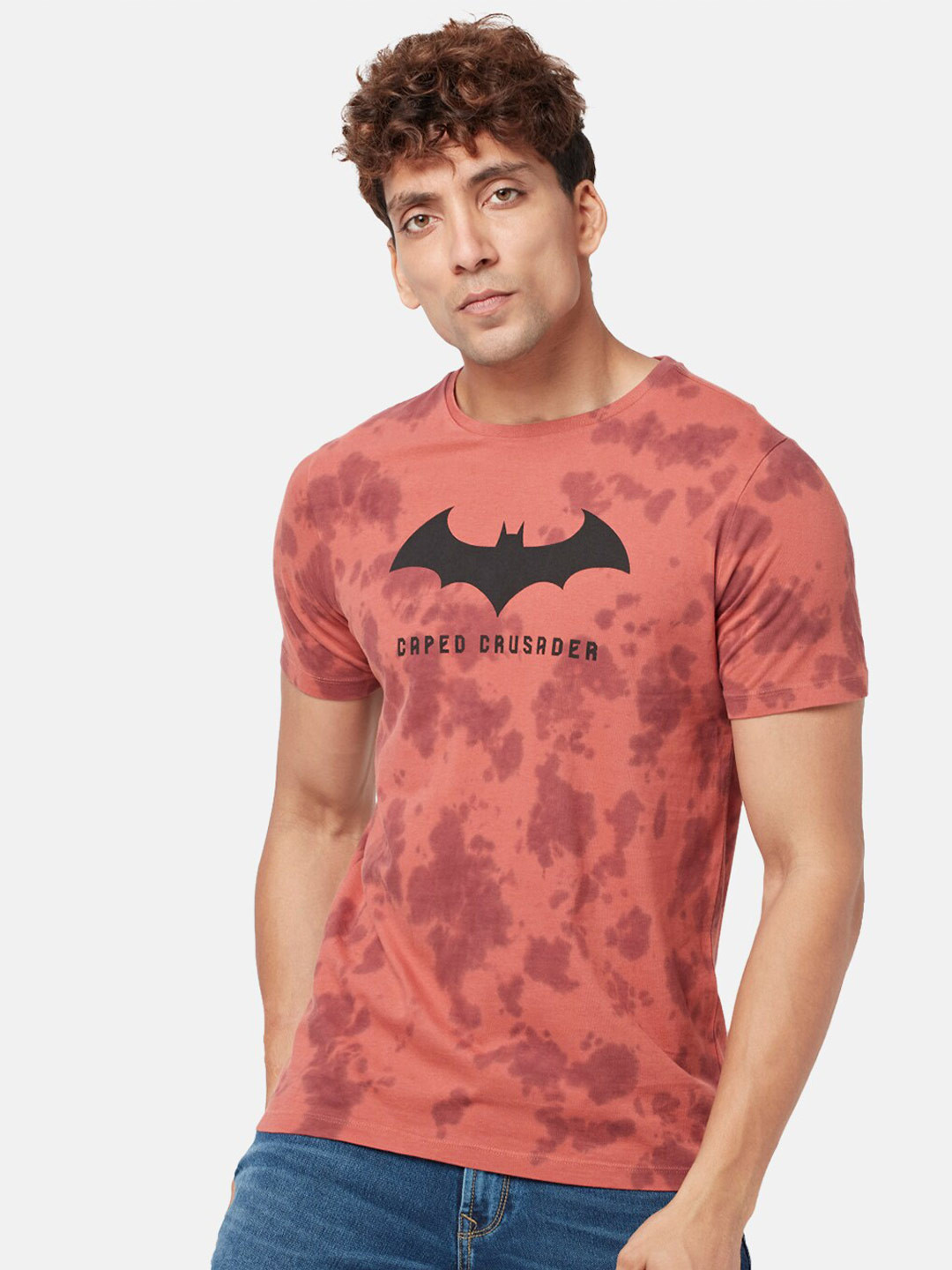 SF JEANS by Pantaloons Graphic Printed Slim Fit Cotton T-shirt