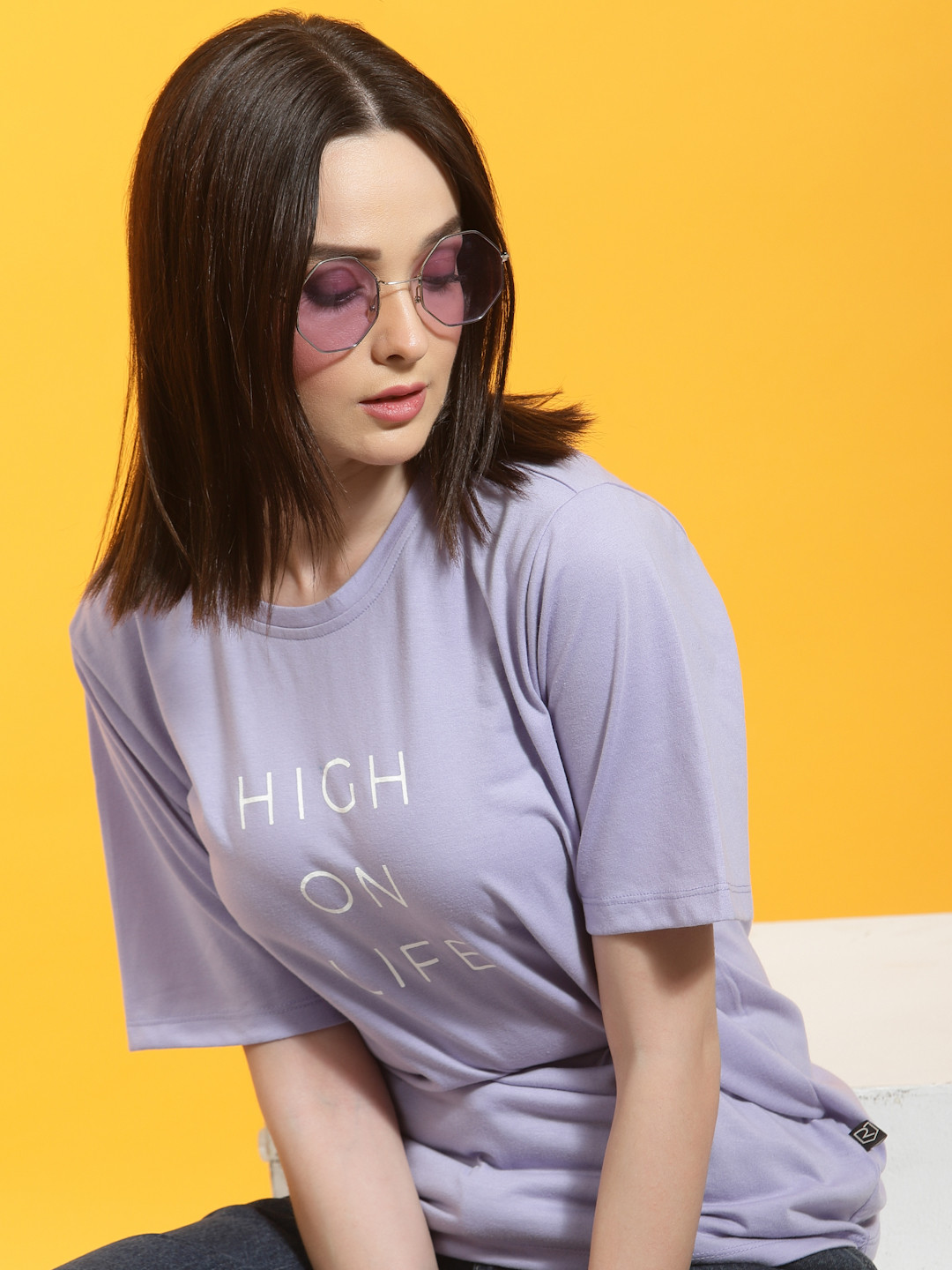 Rigo Typography Print Regular Fit Cotton T-shirt