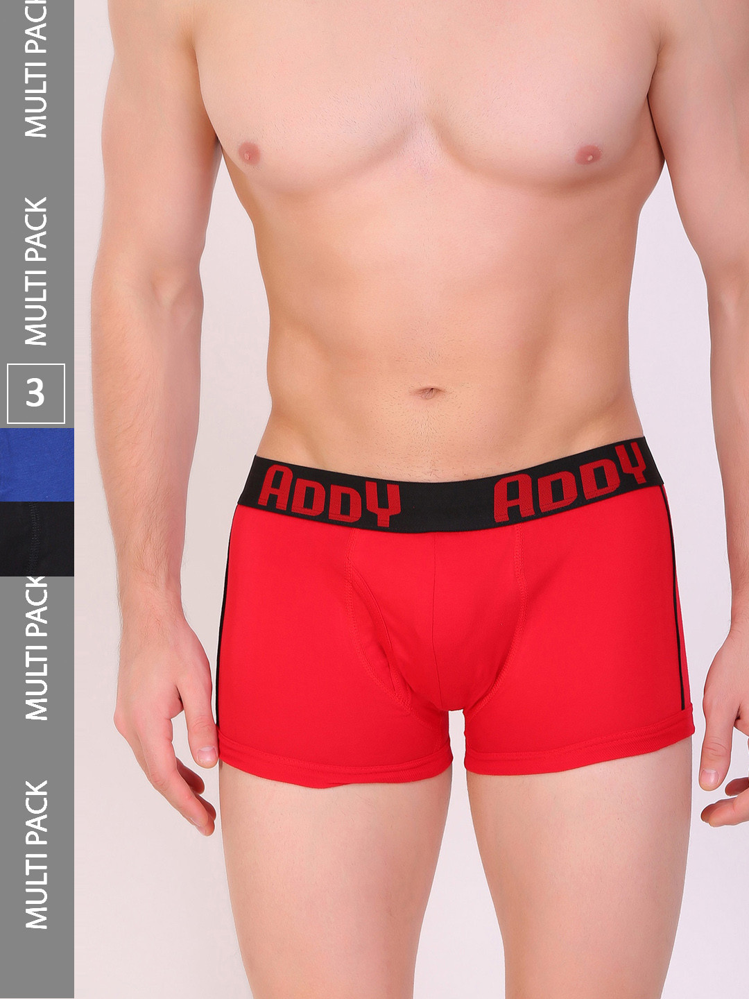 T.T. Men Pack Of 3 Addy Cotton Trunks