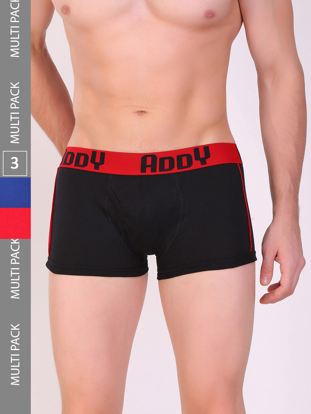 T.T. Pack Of 3 Cotton Derby Trunks ADY_TRNK_PO3_BRS_95