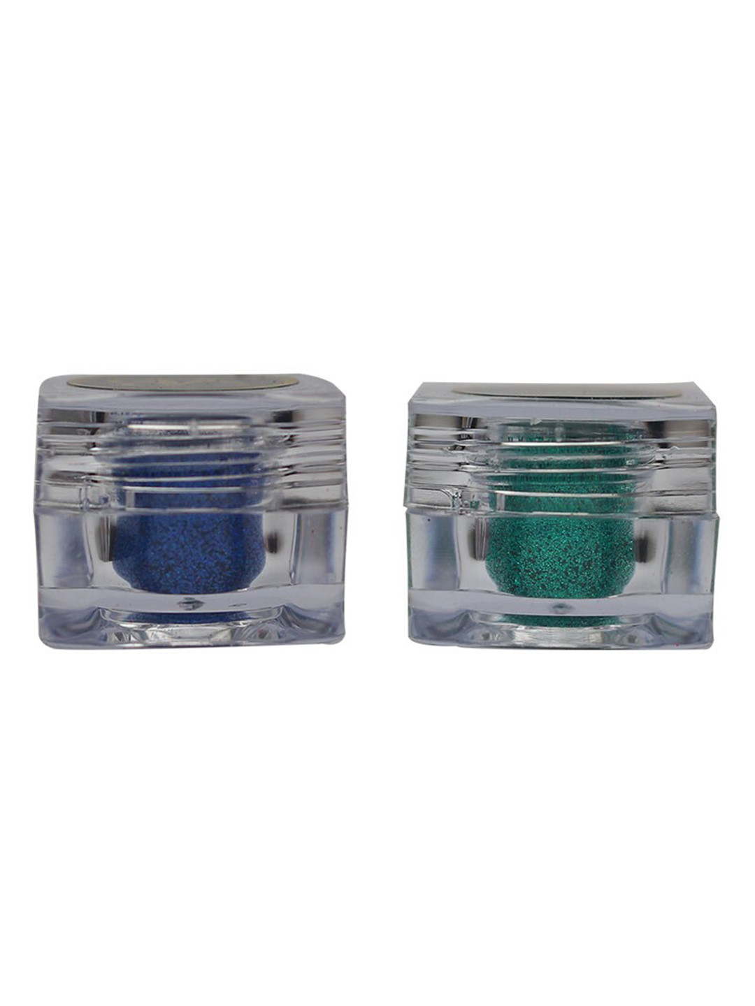 Veoni BELLE Set Of 2 HD Holographic Loose Glitter Eyeshadow 5g Each- Blue 3 & Sea Green 12