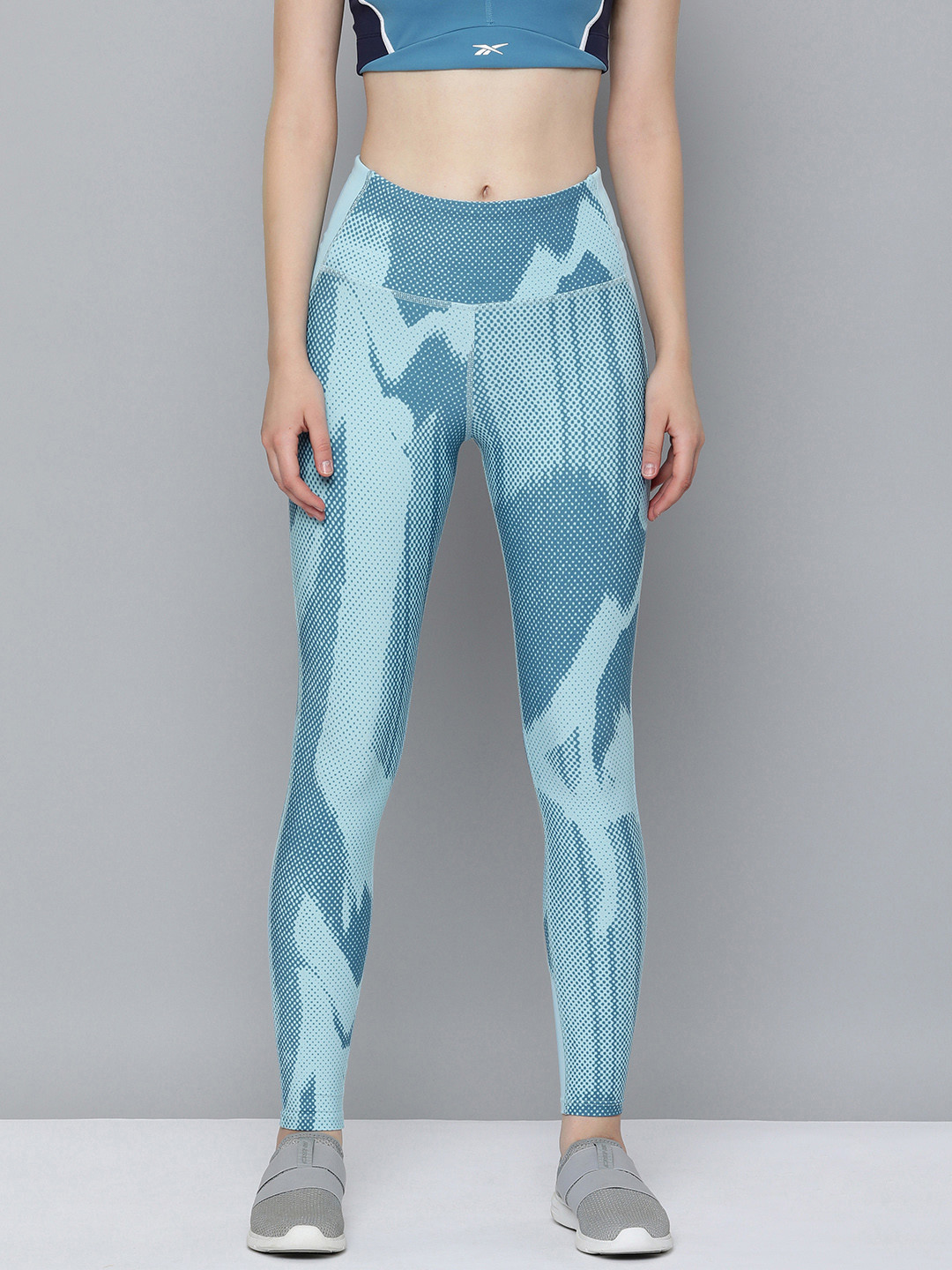 Reebok Abstract Print Sports Tights