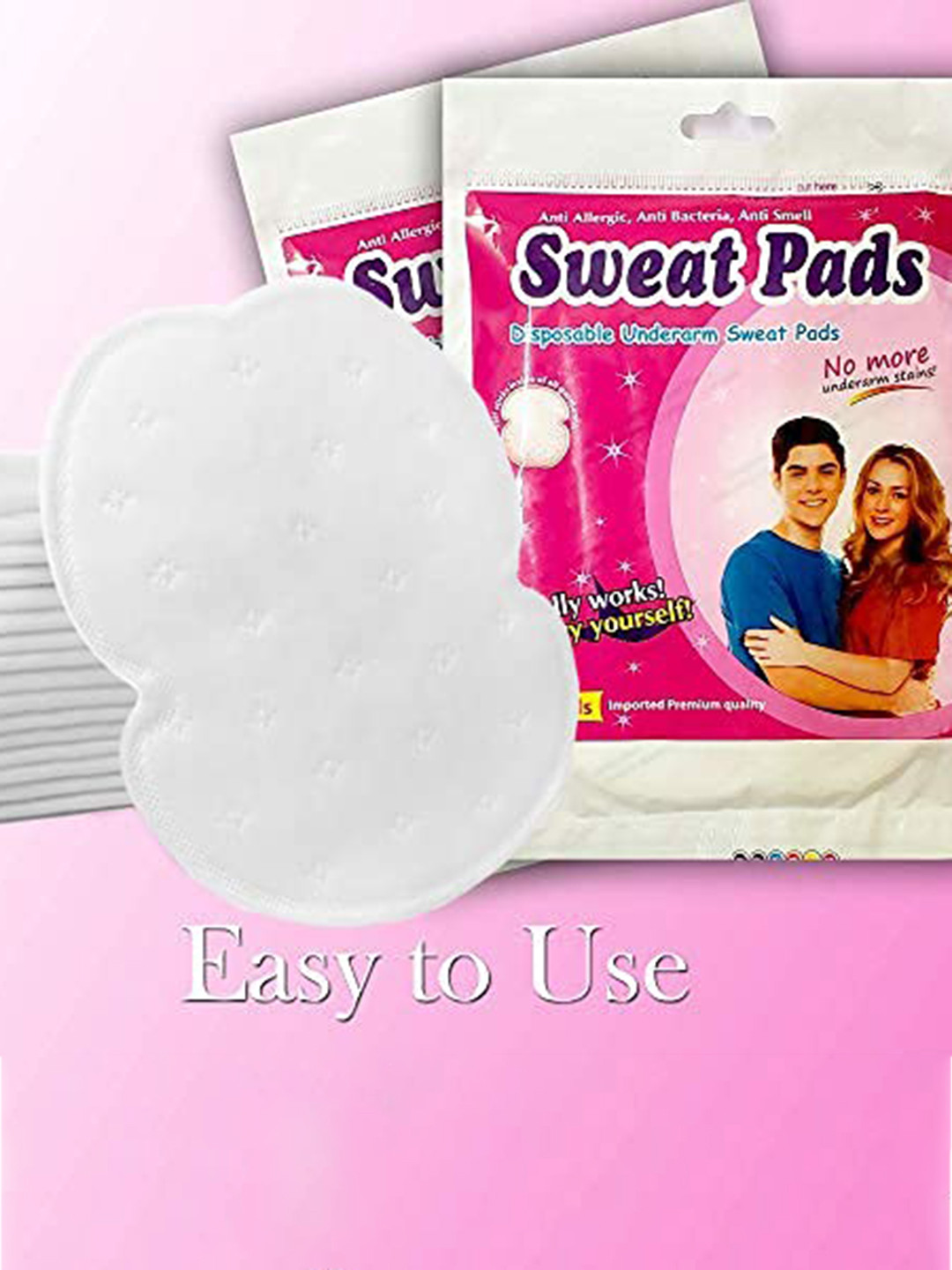 BRACHY 20 Pieces Stain Proof Disposable Sweat Pads