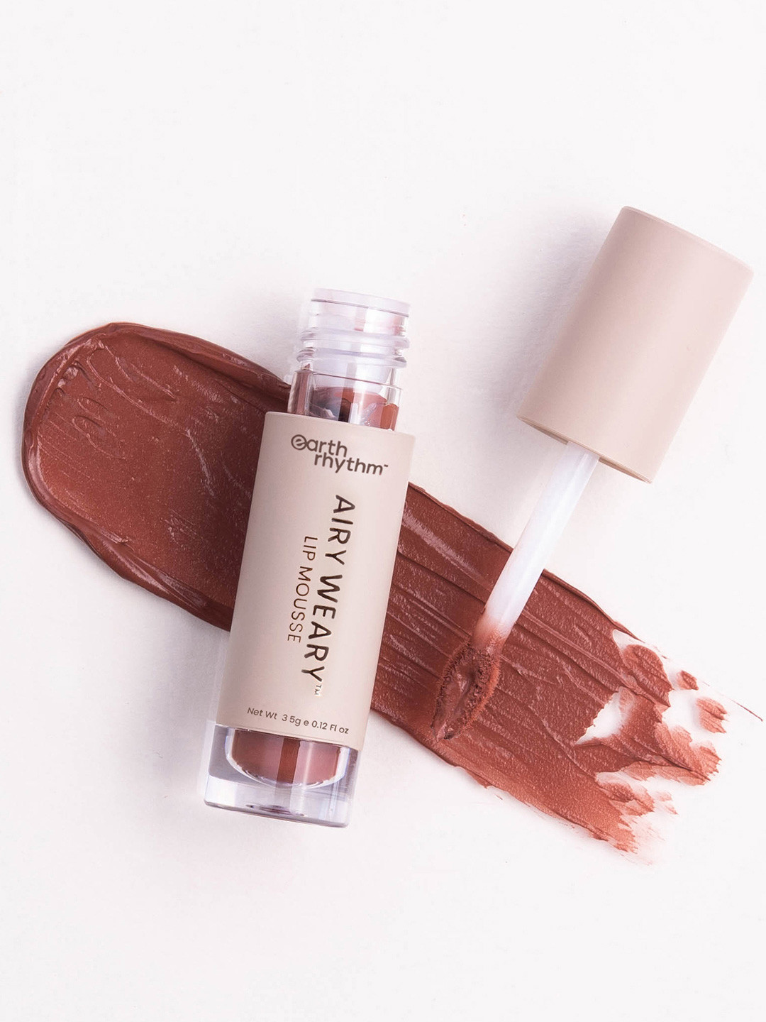 Earth Rhythm Long Wear Airy Weary Matte Lip Mousse Lipstick 3.5ml - Eroso