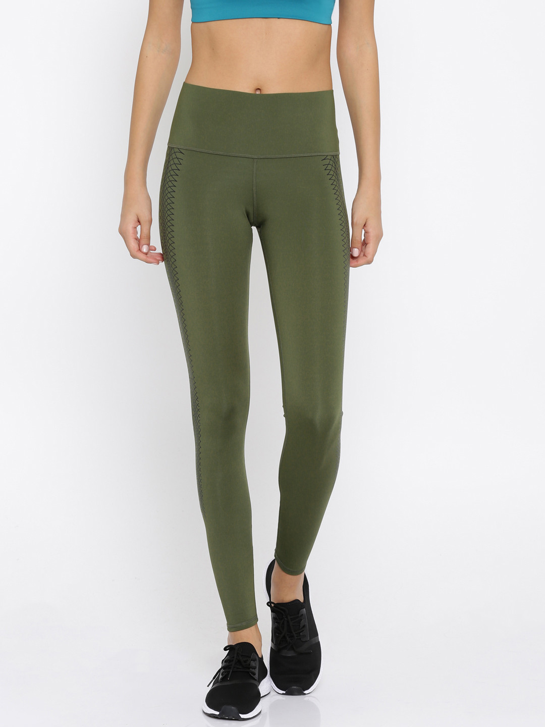 olive green puma leggings
