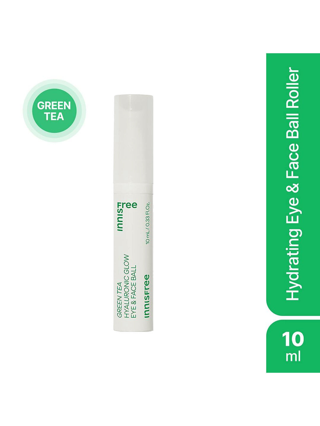 Innisfree Green Tea Hyaluronic Glow Eye & Face Ball - 10 ml