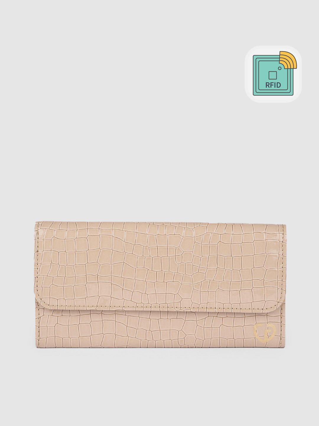Caprese Valerie Women Beige Medium Wallet