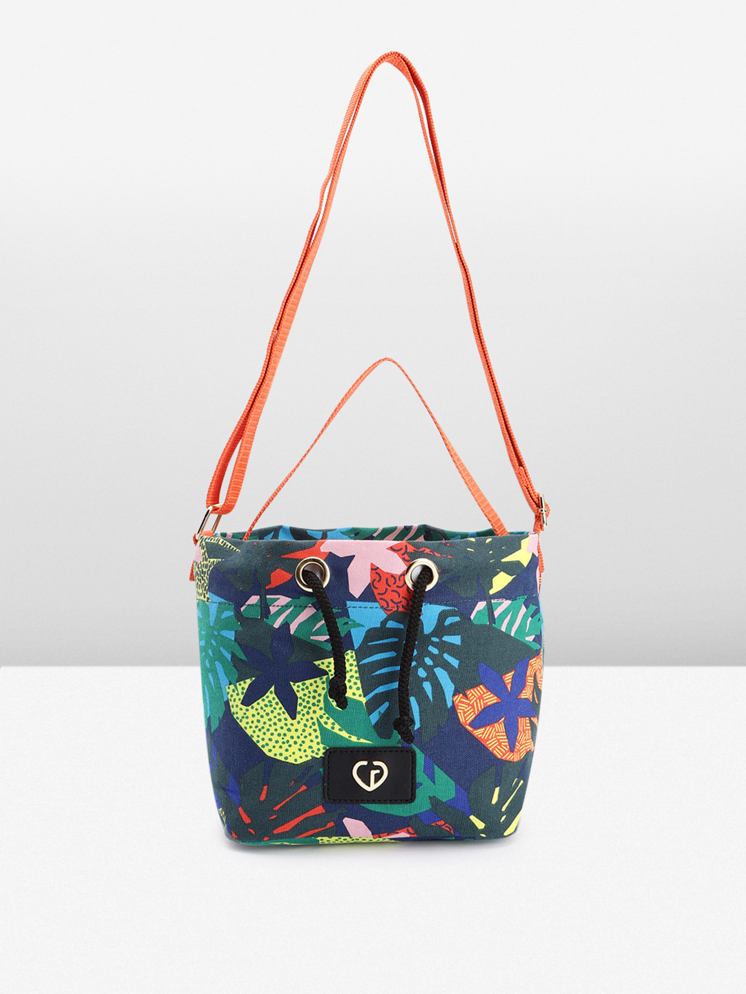 Caprese Floral Printed Structured Sling Bag