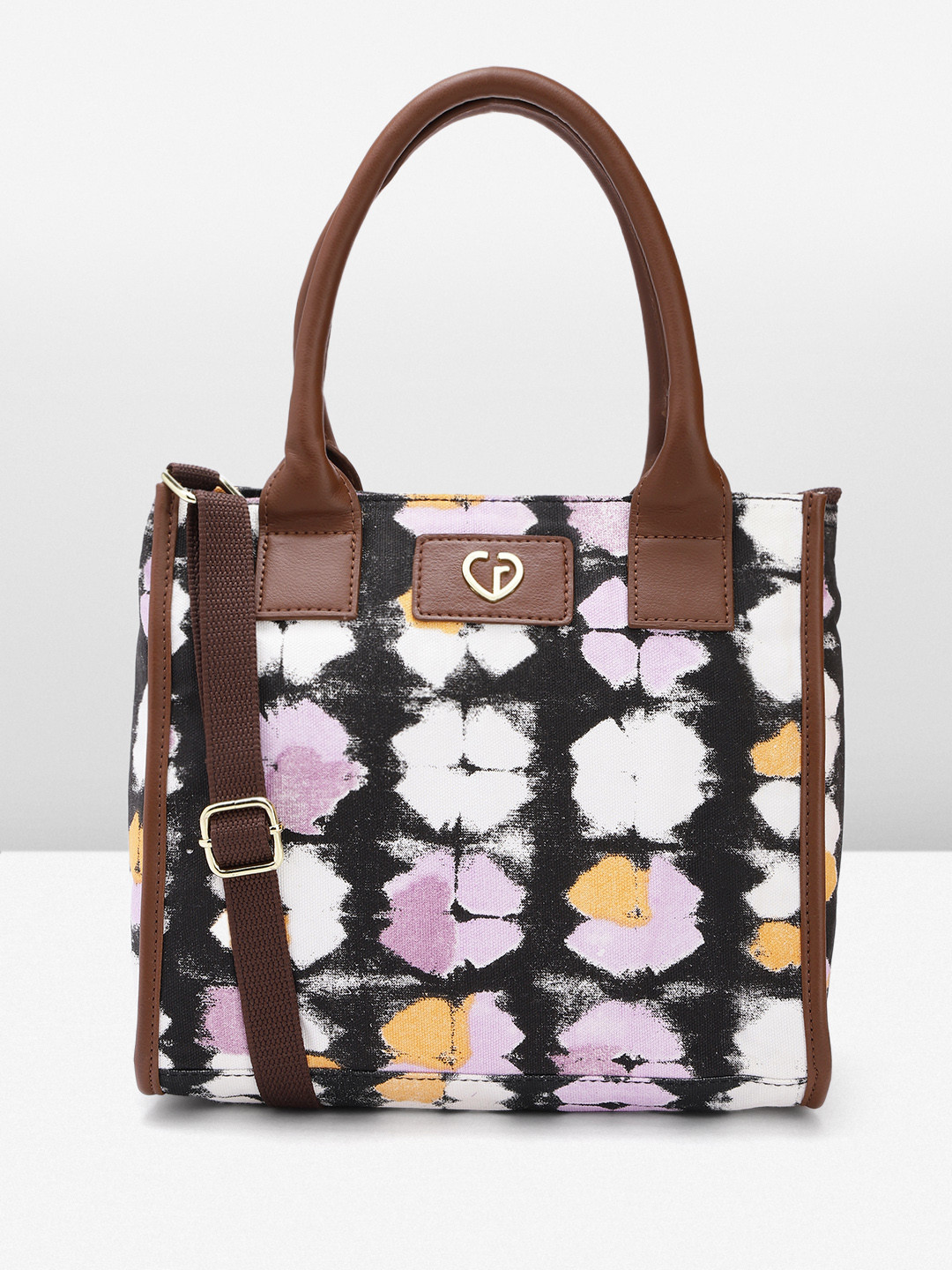 Caprese Enora Women Black Small Tote Bag