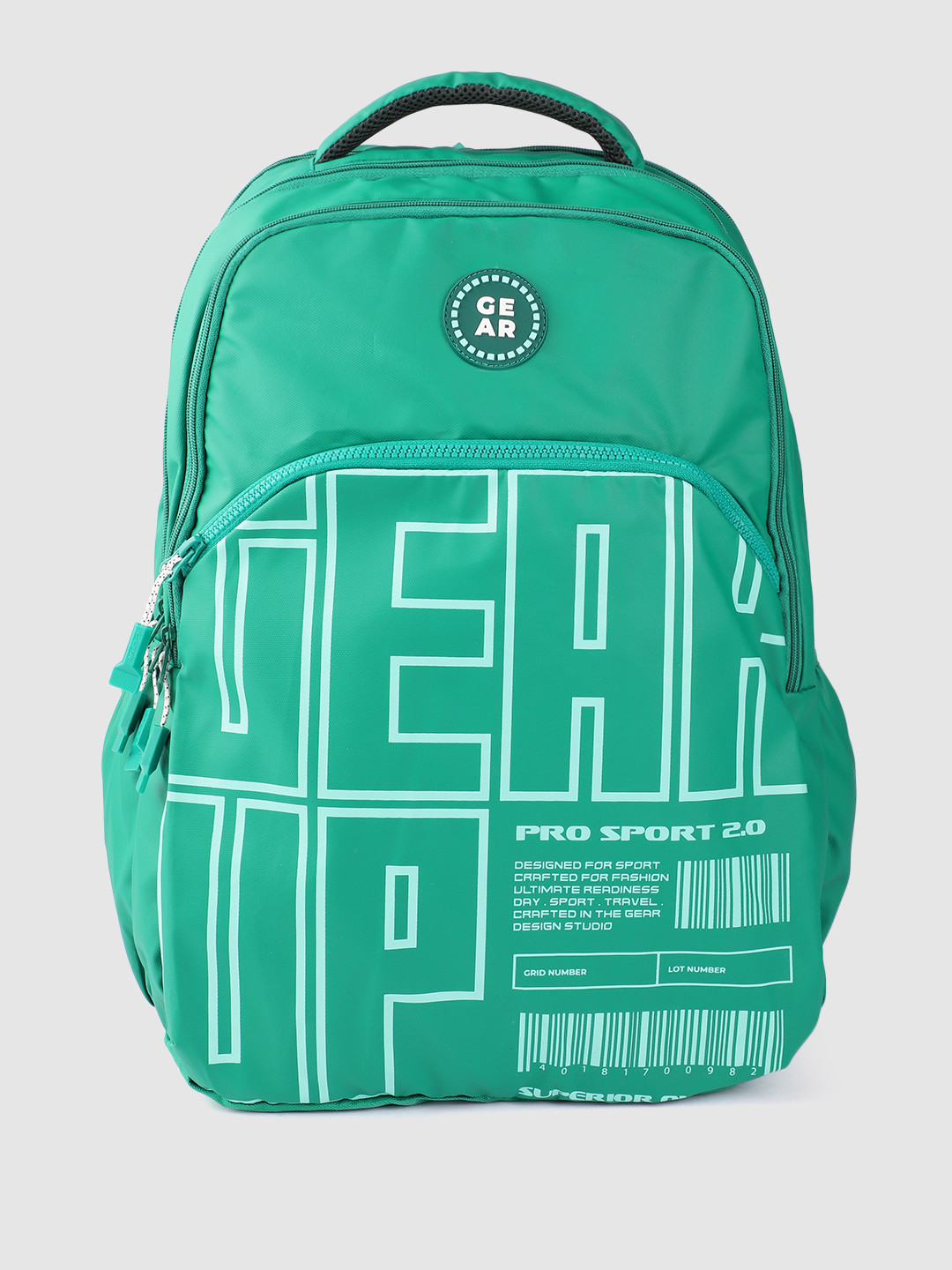 Gear Arise Typography Printed Large Ergonomic Padded Haul Loop Structured Backpacks