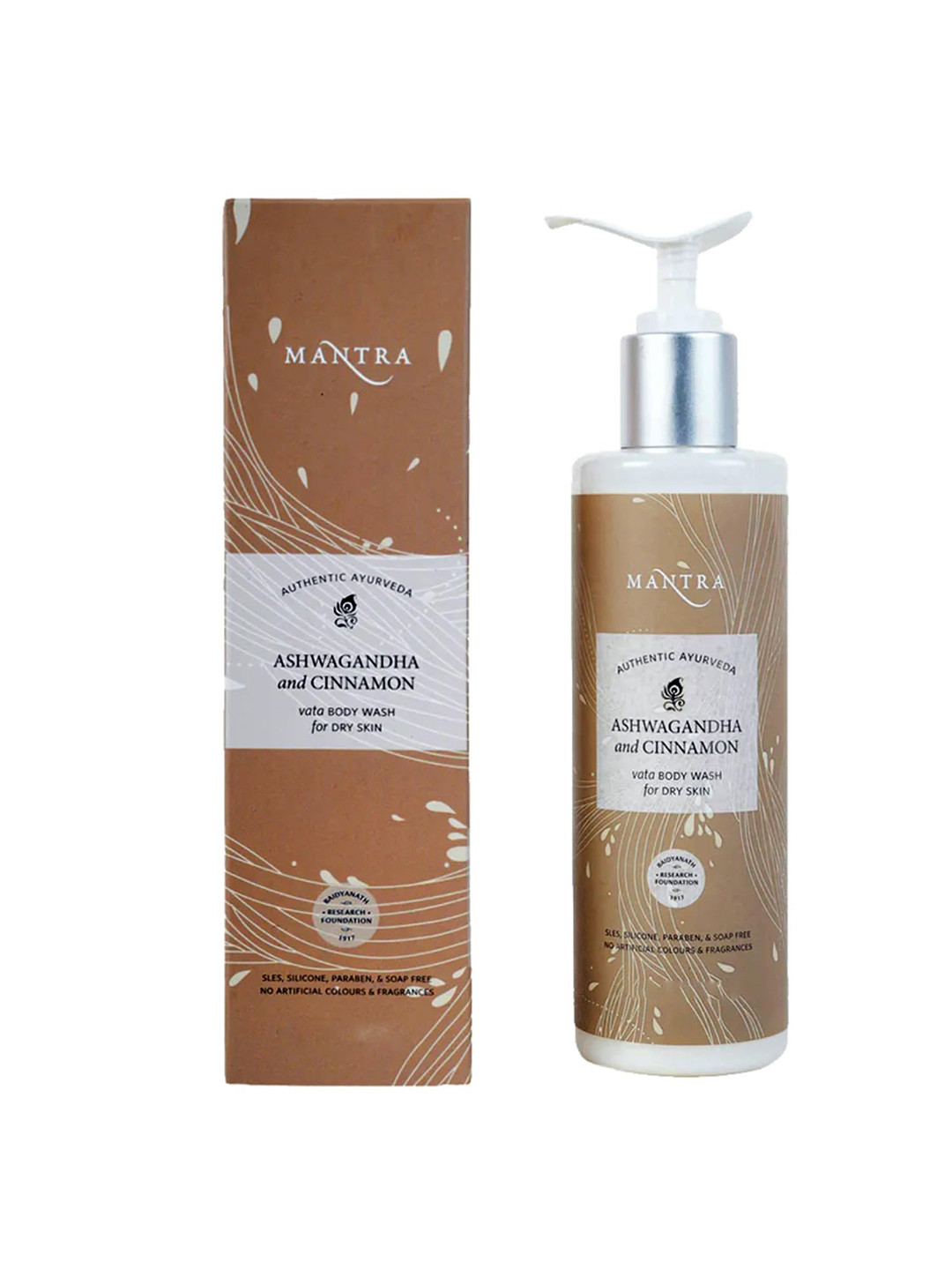 Mantra Herbal Ashwagandha & Cinnamon Vata Body Wash-250ml
