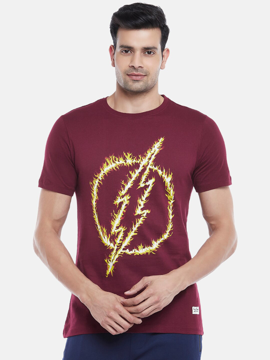 SF JEANS by Pantaloons Flash Slim Fit Cotton T-shirt