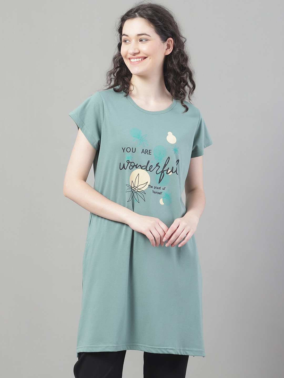VANYA Printed Cotton T-shirt