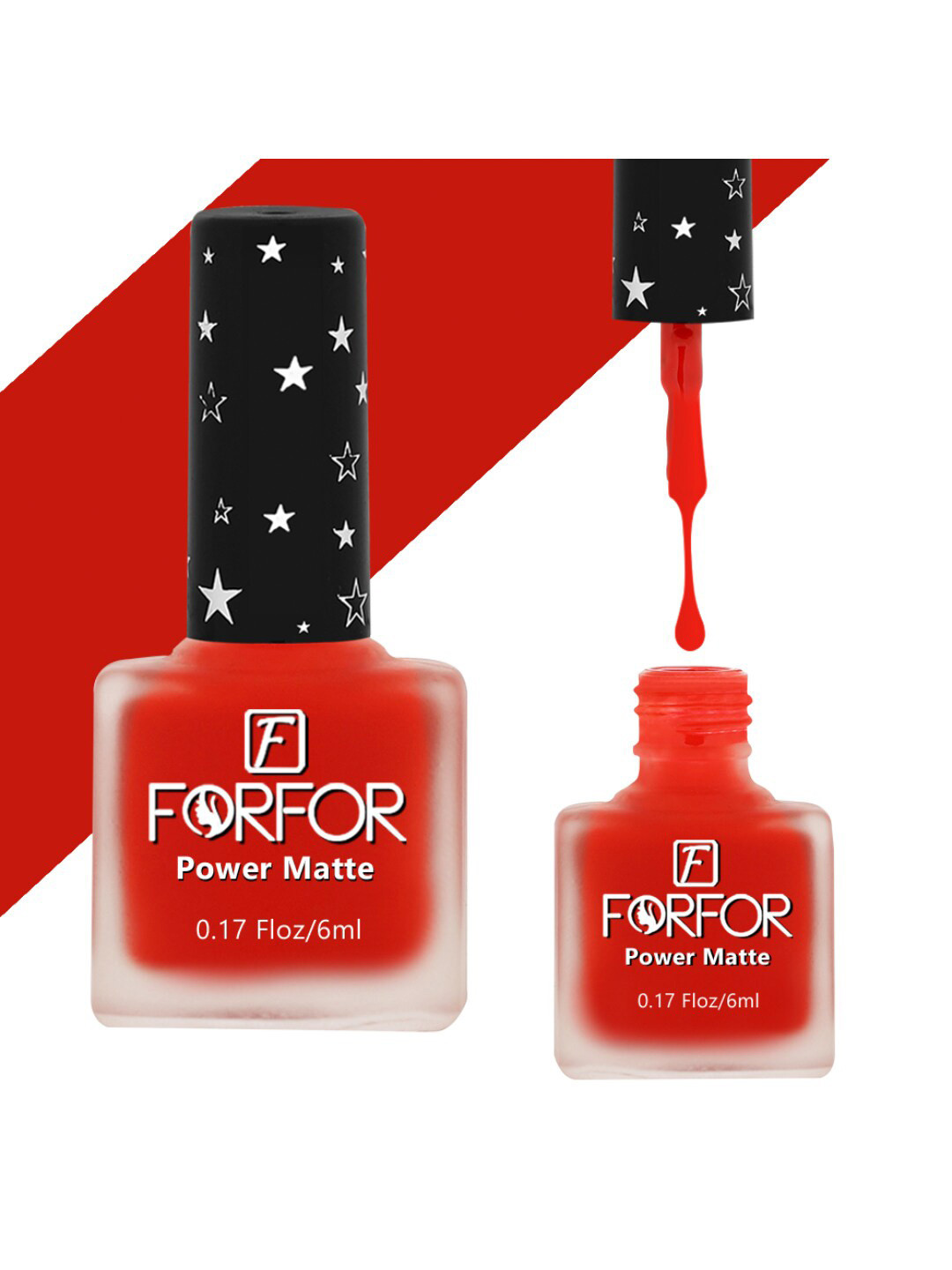 FORFOR Power Matte Set Of 12 HD Colors Long Lasting Non Toxic Nail Polishes - Combo no. 30