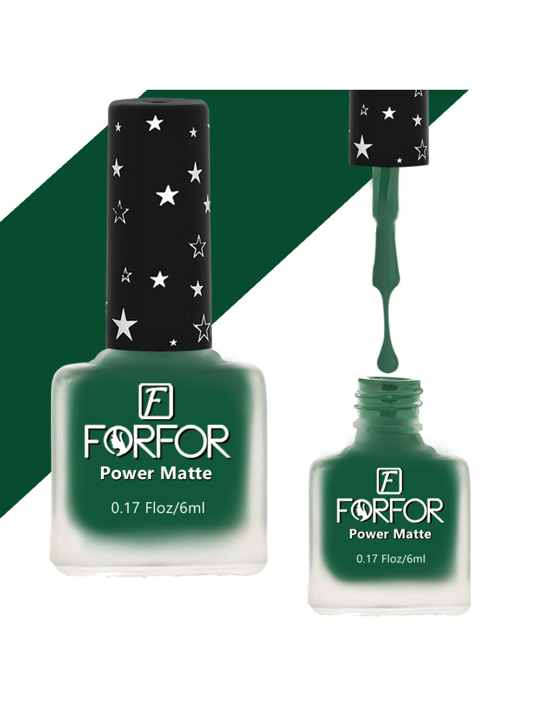 FORFOR Power Matte Set Of 12 Long Lasting  HD Colours Nail Polishes-6ml Each-Combo No. 33