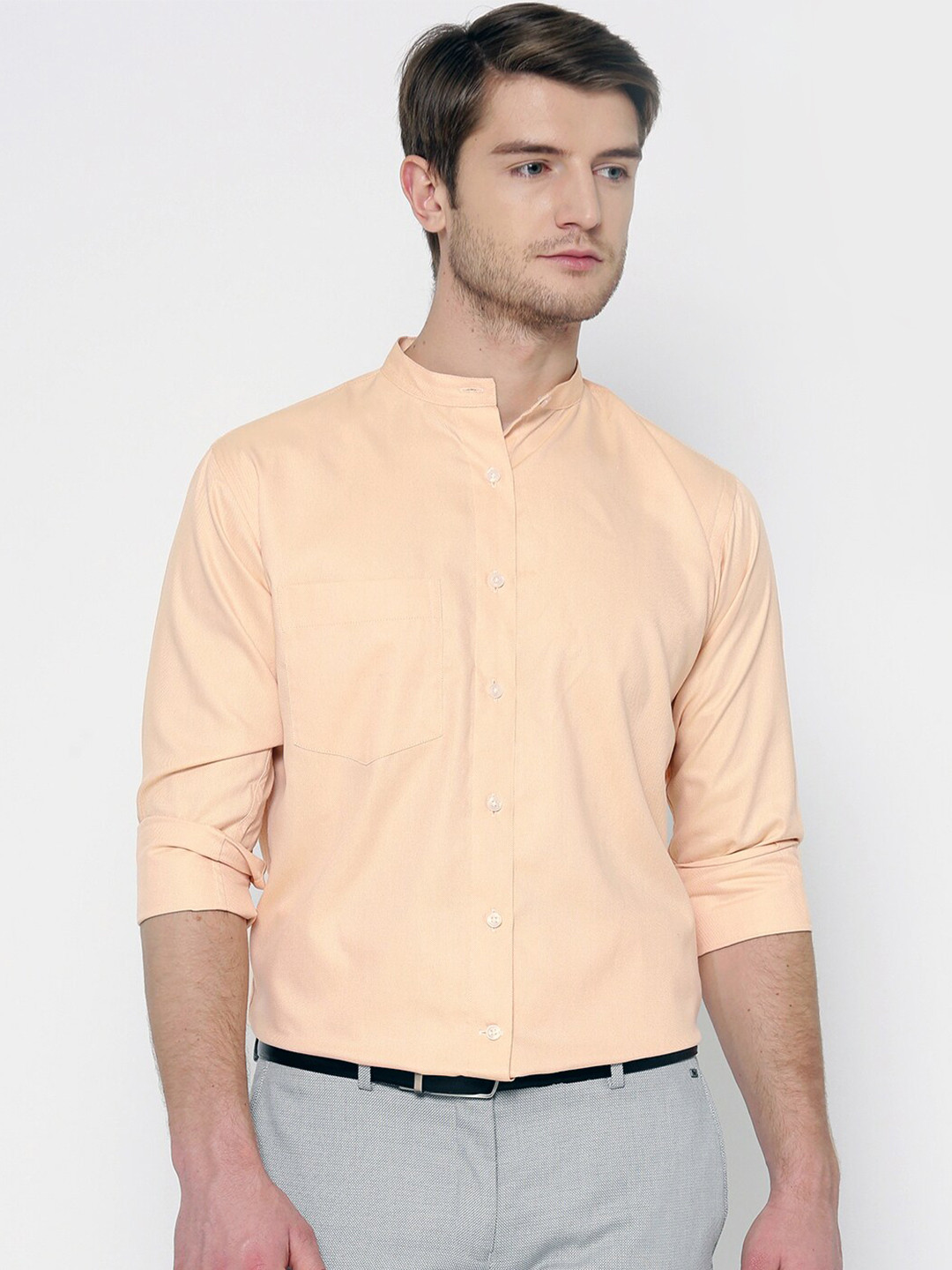 Shaftesbury London Classic Fit Slim Fit Oxford Formal Shirt