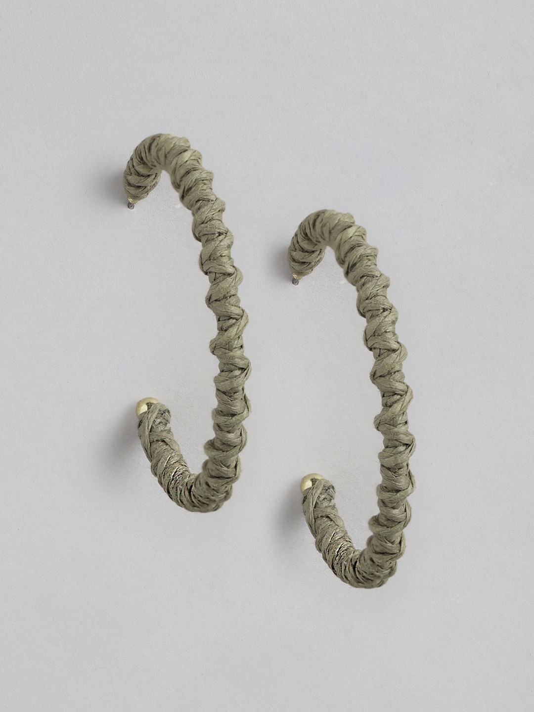 RICHEERA Circular Half Hoop Earrings