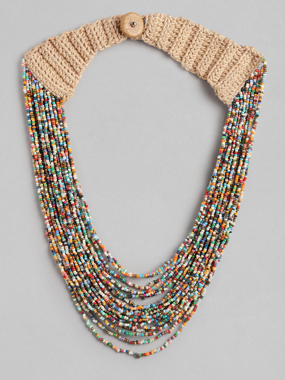 RICHEERA Layered Beaded Necklace
