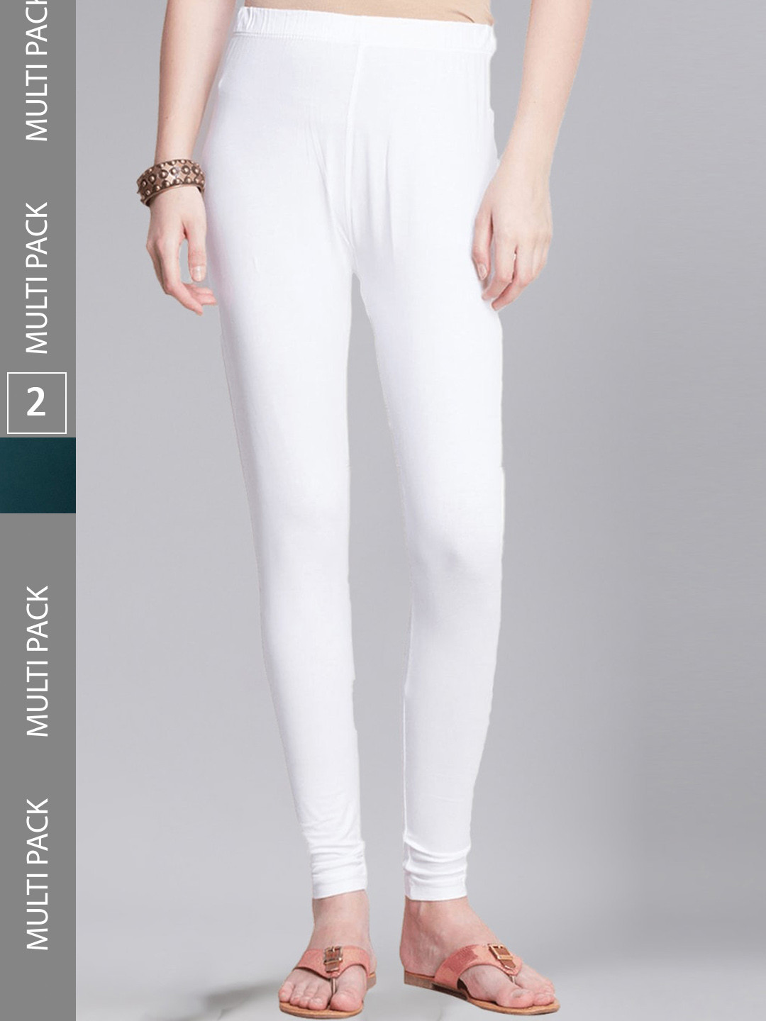 Dollar Missy Women Pack Of 2 Cotton Super Soft Ankle Length Leggings