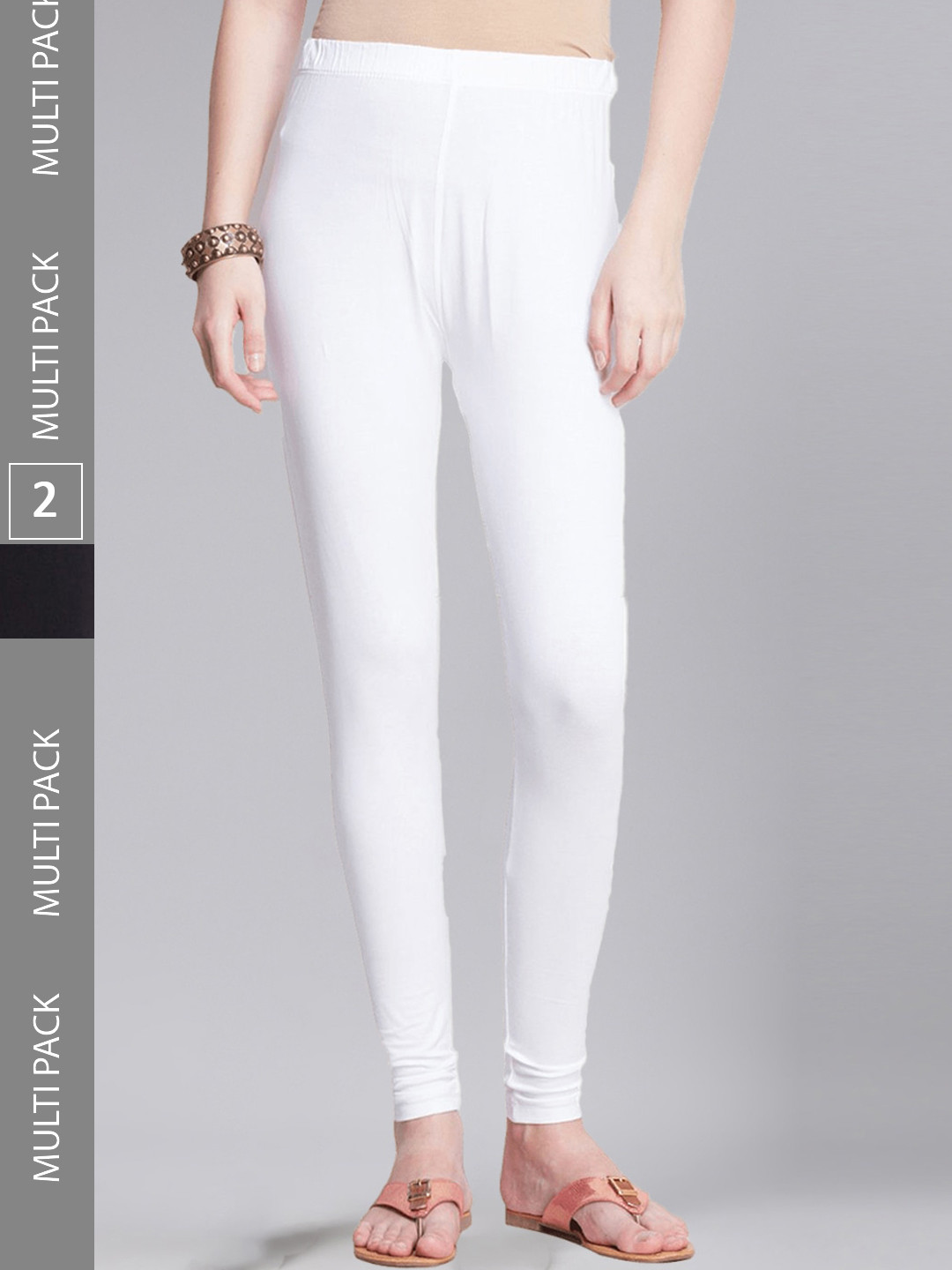 Dollar Missy Women Pack Of 2 Cotton Super Soft Ankle Length Leggings