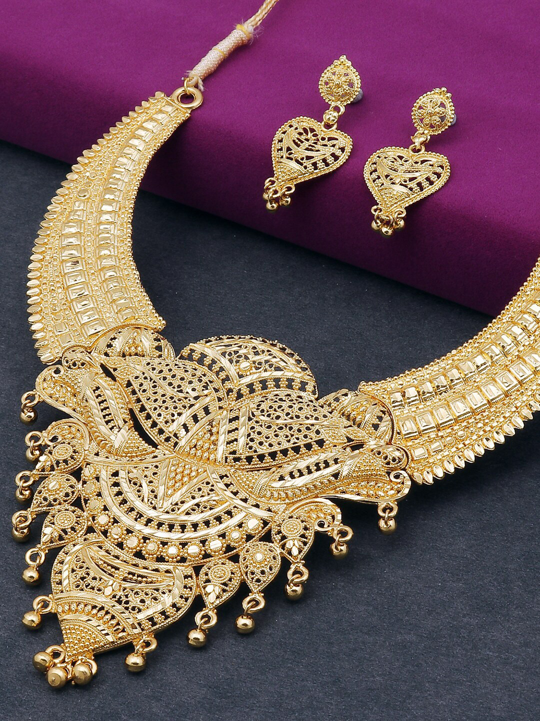Sukkhi Gold-Plated Ethnic Motif Designed Jewellery Set