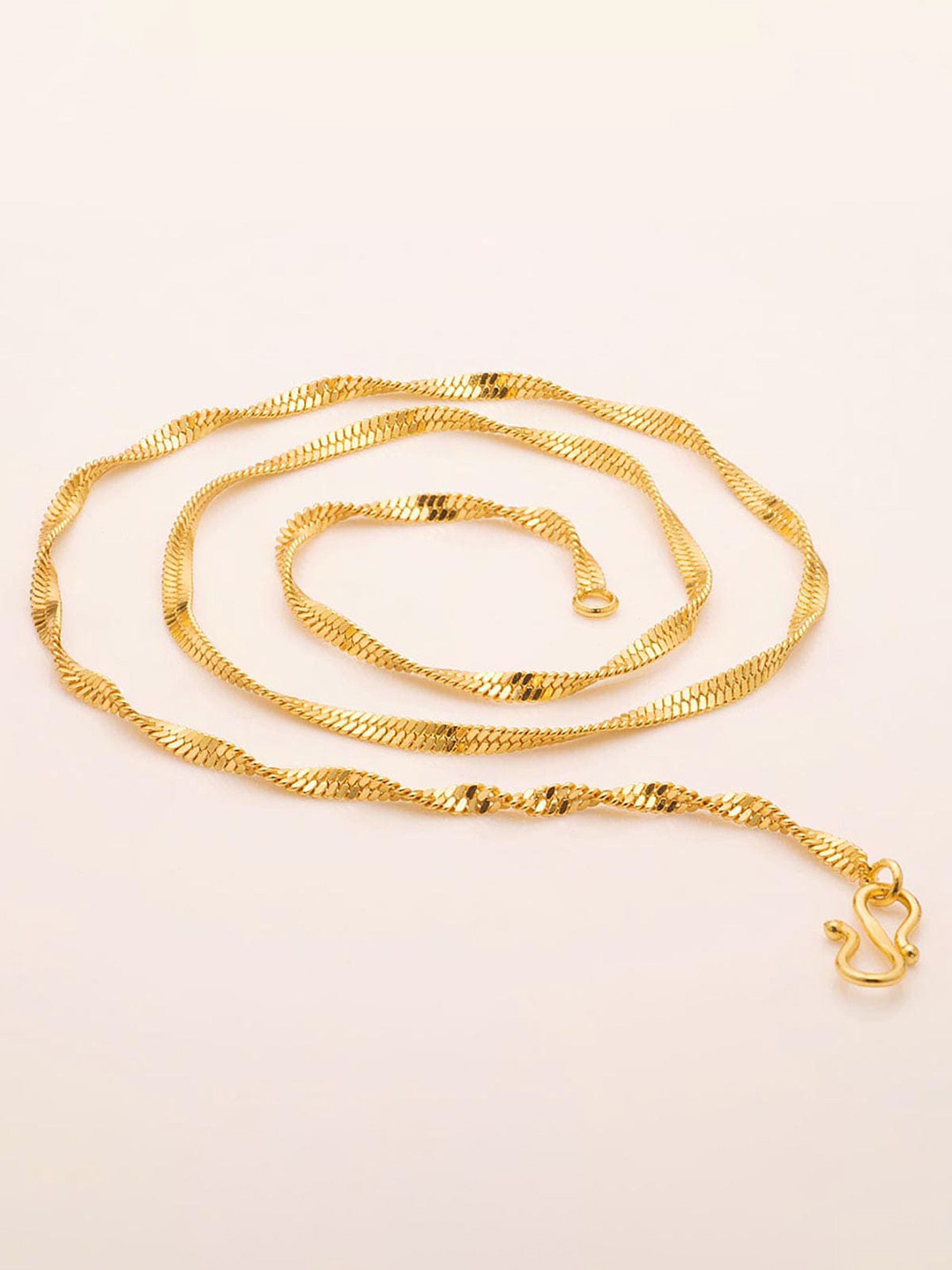 Fashion Frill Men Gold-Plated Light Weight Chain