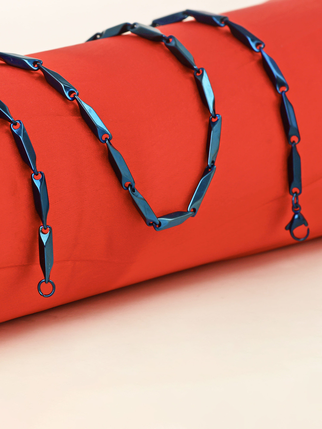 Fashion Frill Men Silver-Plated Stainless Steel Statement Chain