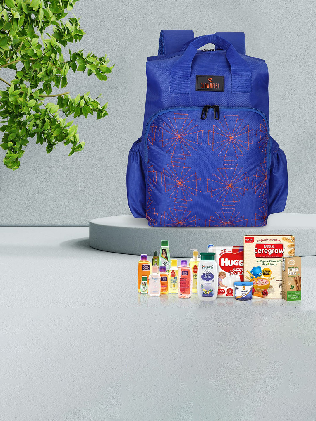 THE CLOWNFISH Mommy & Me Women Woven Diaper Lightweight Backpack