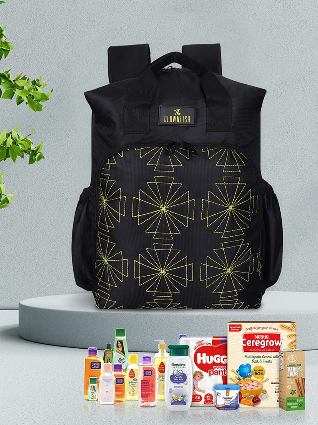 THE CLOWNFISH Mommy & Me Lightweight Sturdy Diaper Bag