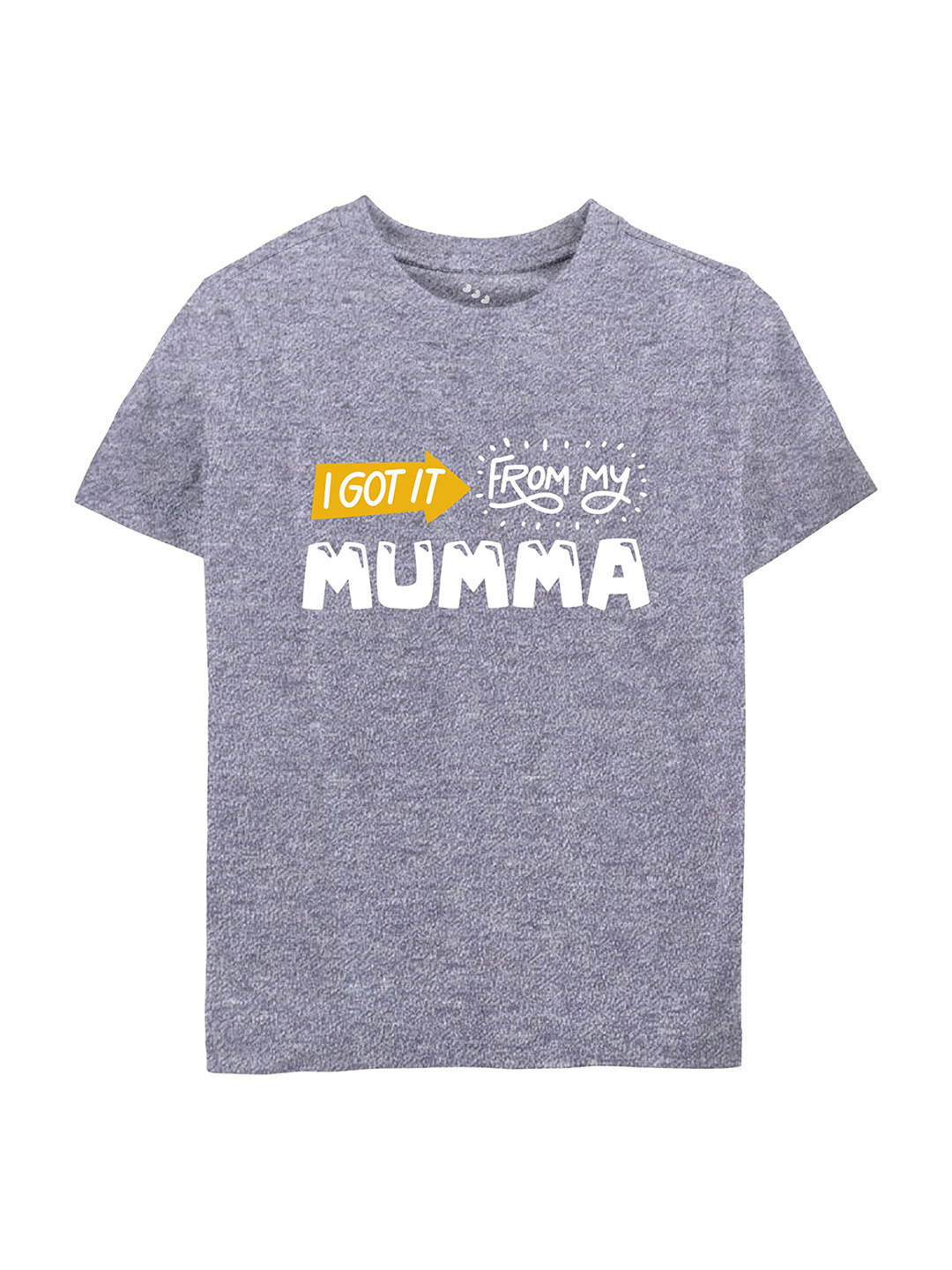 Zeezeezoo kids I Got It From My Mumma Printed Pure Cotton T-shirt