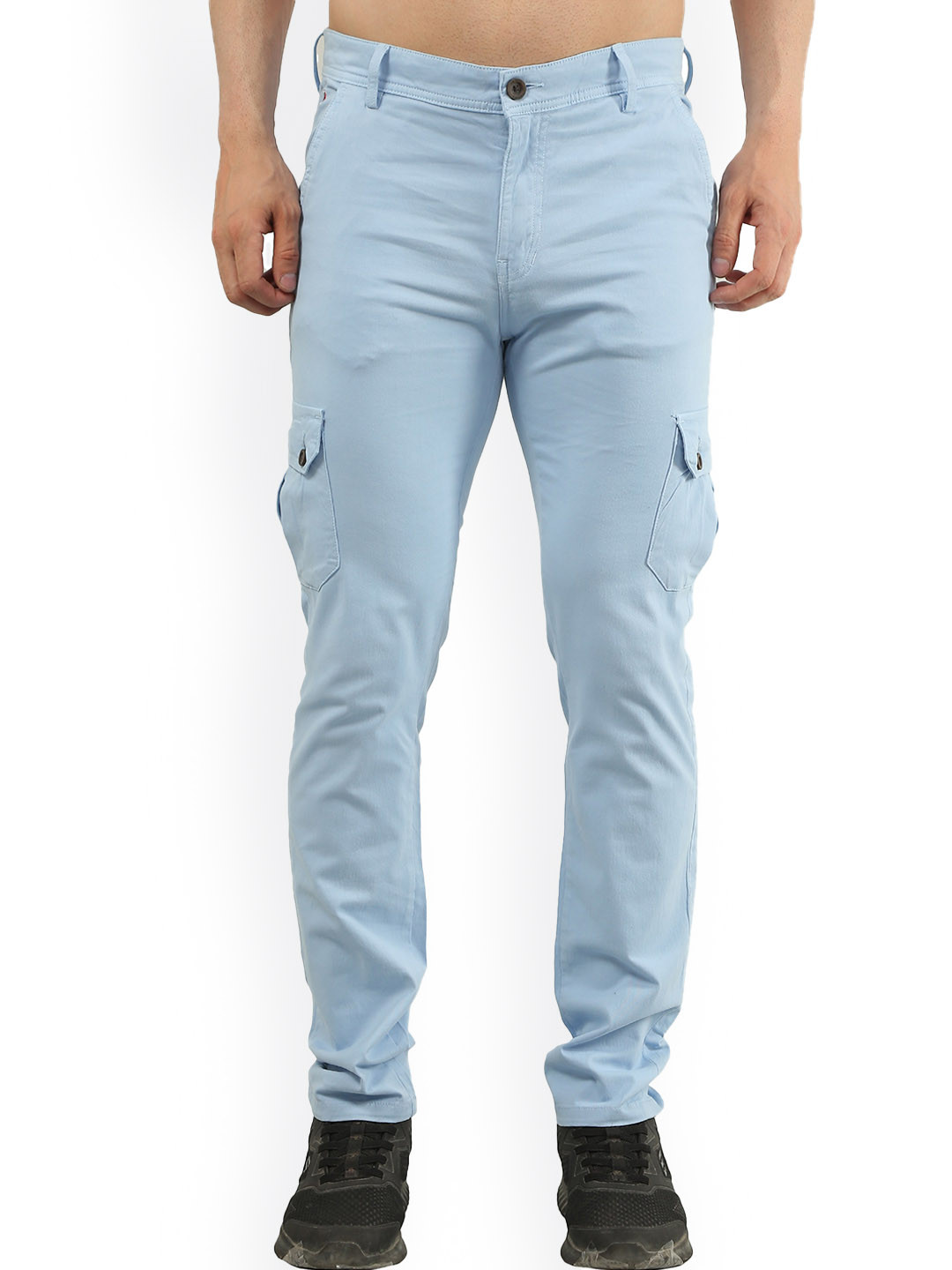 TIM PARIS Men Mid-Rise Easy Wash Cotton Jeans - Skinny Fit