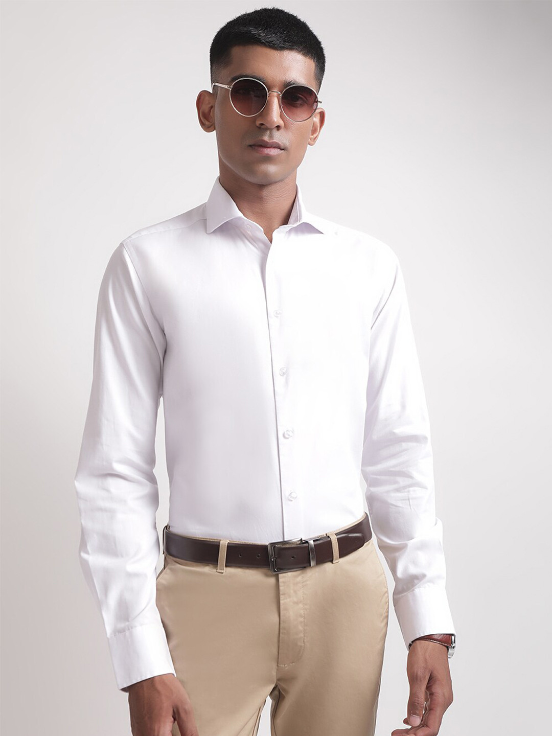 Bruun & Stengade Men Slim Fit Cotton Formal Shirt