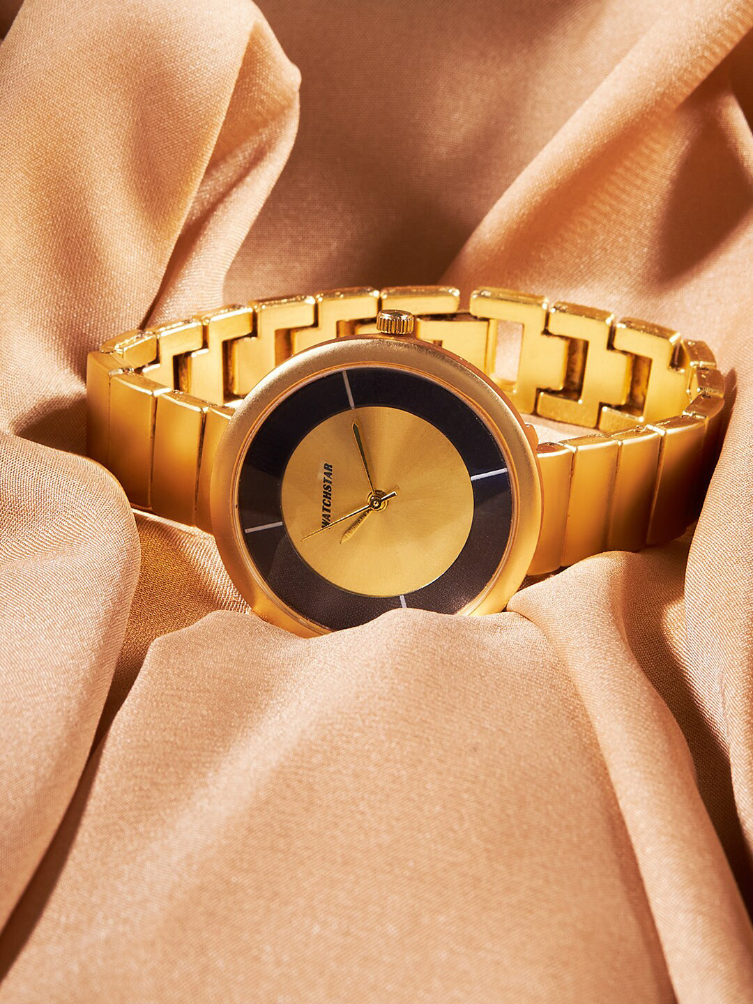 WATCHSTAR Women Stainless Steel Bracelet Style Straps Analogue Watch Mate Gold