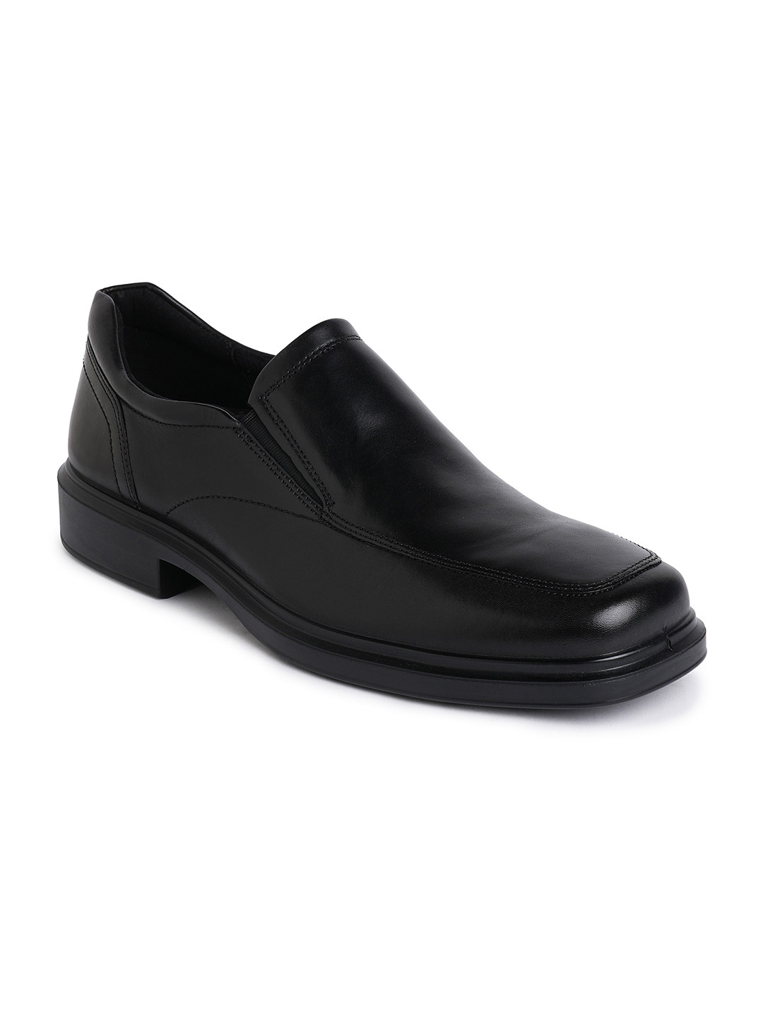 Ecco Mens Helsinki 2 Black Leather Extra Wide Formal Shoes