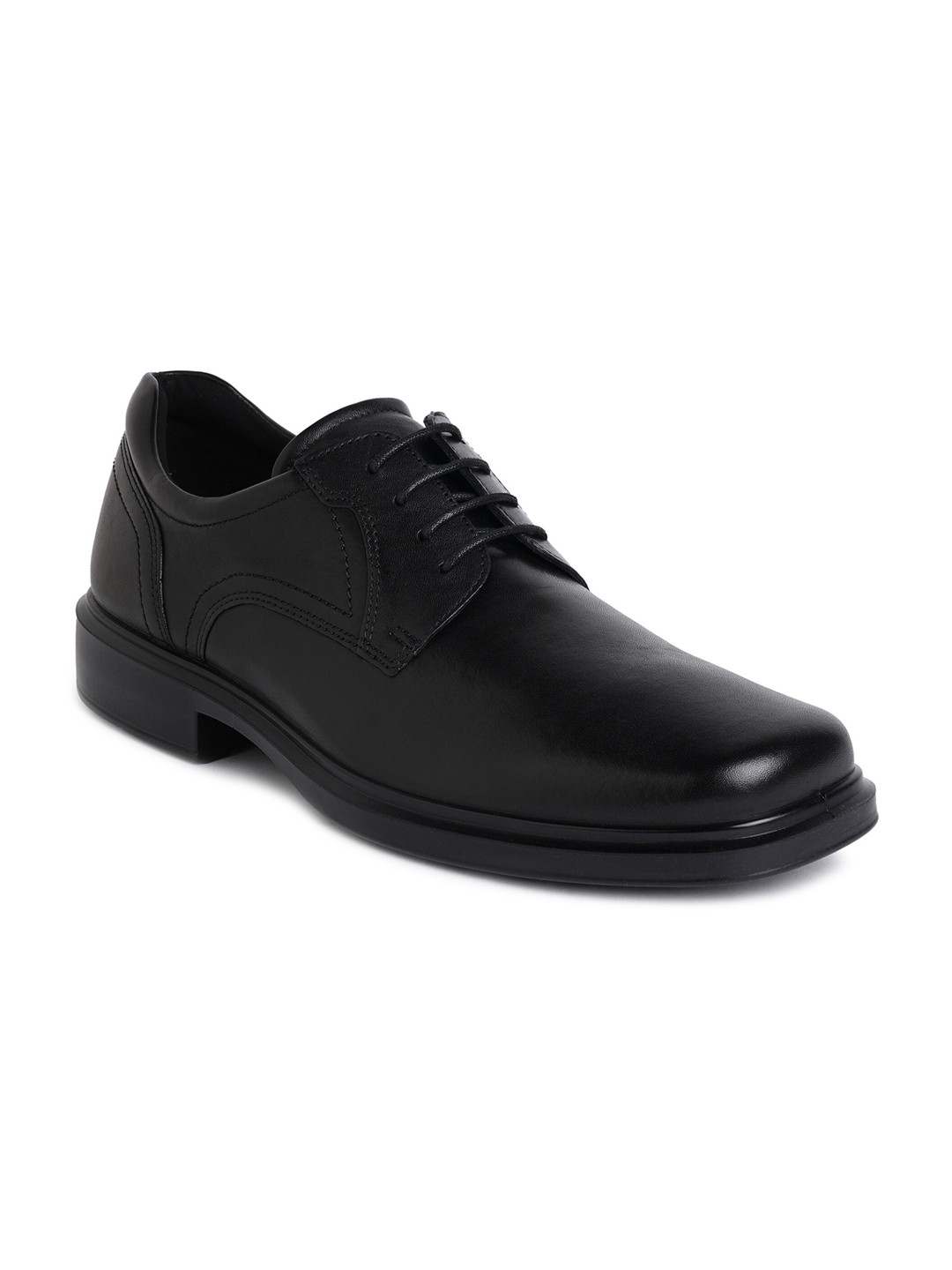 ECCO Mens Helsinki 2 Black Leather Extra Wide Formal Shoes