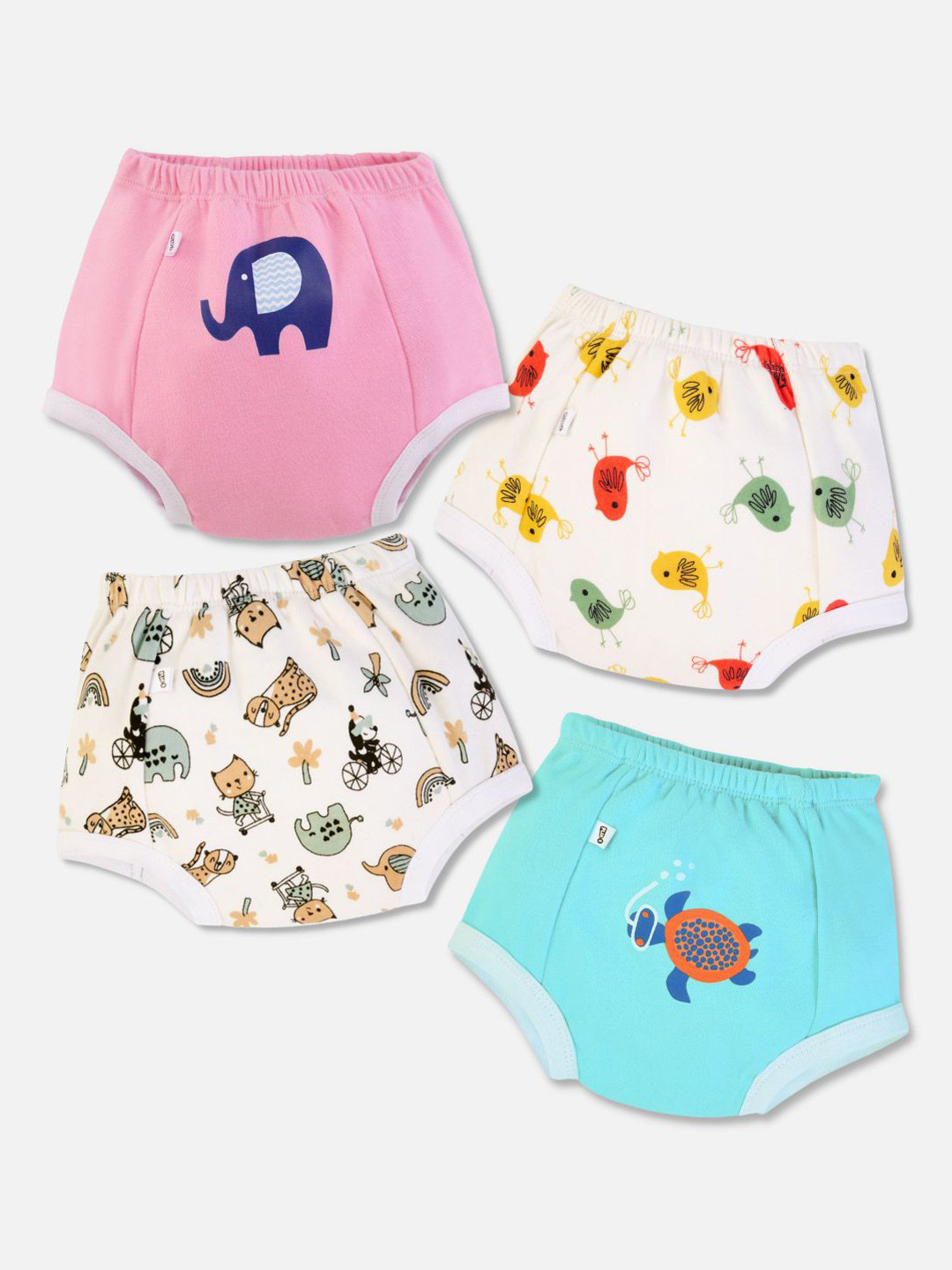 You Got Plan B Kids Pack Of 4 Printed Cotton Potty Training Basic Briefs