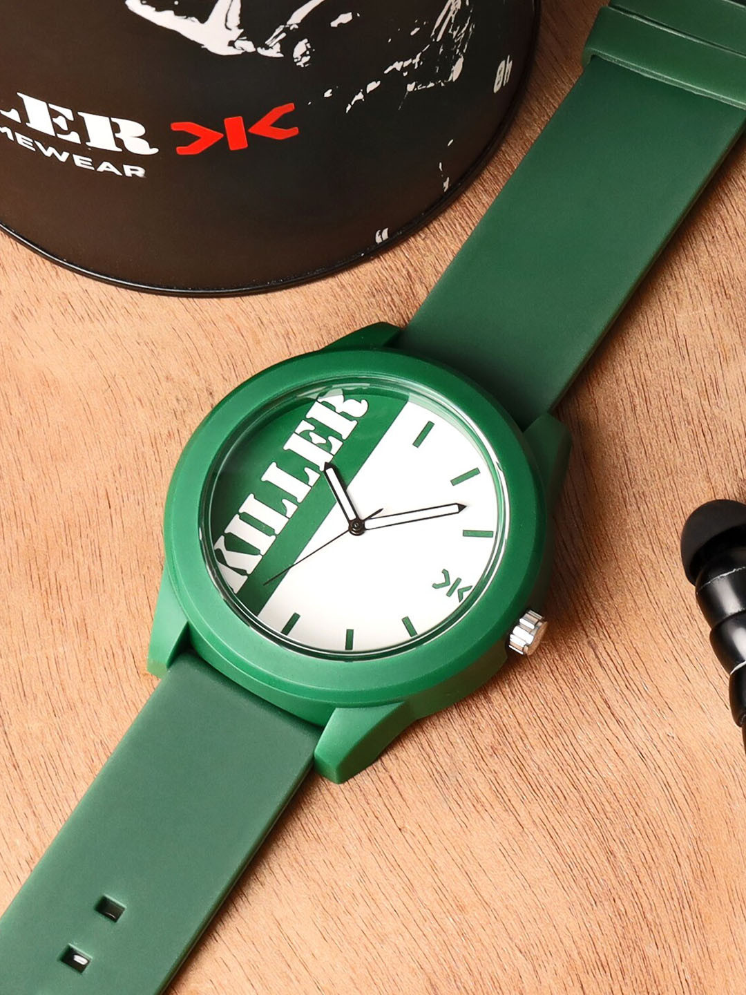 Killer Men Brass Dial & Bracelet Style Straps Analogue Watch KLMO49A