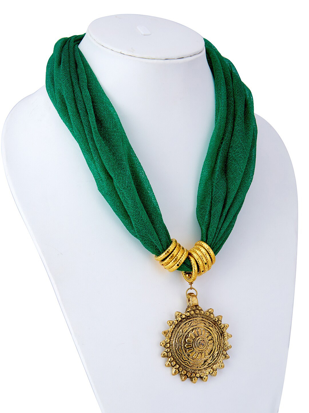 Sukkhi Gold-Plated Detachable Scarf Necklace