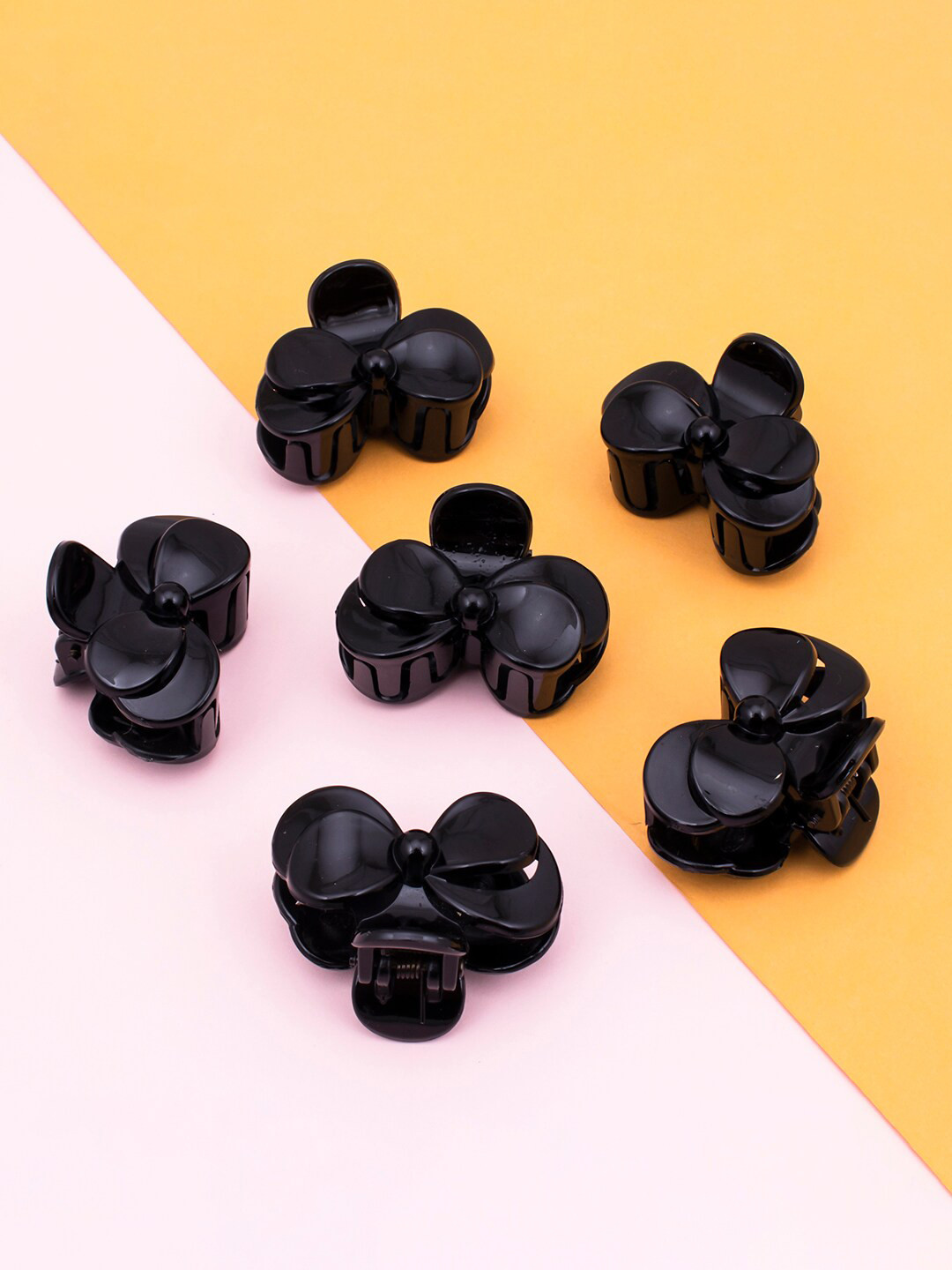 Sukkhi Women Set of 6 Sparkling Butterfly Claw Clip