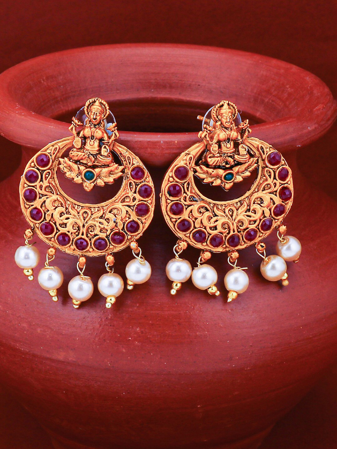 Sukkhi Gold-Plated Chanbalis Earrings
