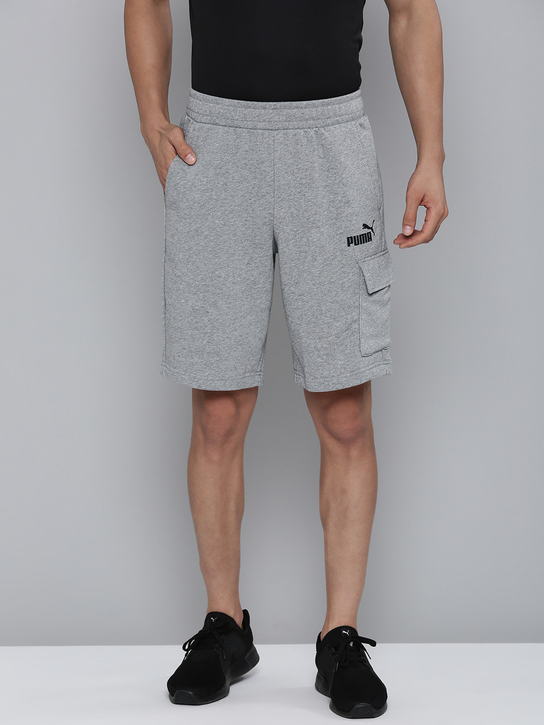 Puma Men Solid Outdoor Essential Regular fit Cargo Shorts