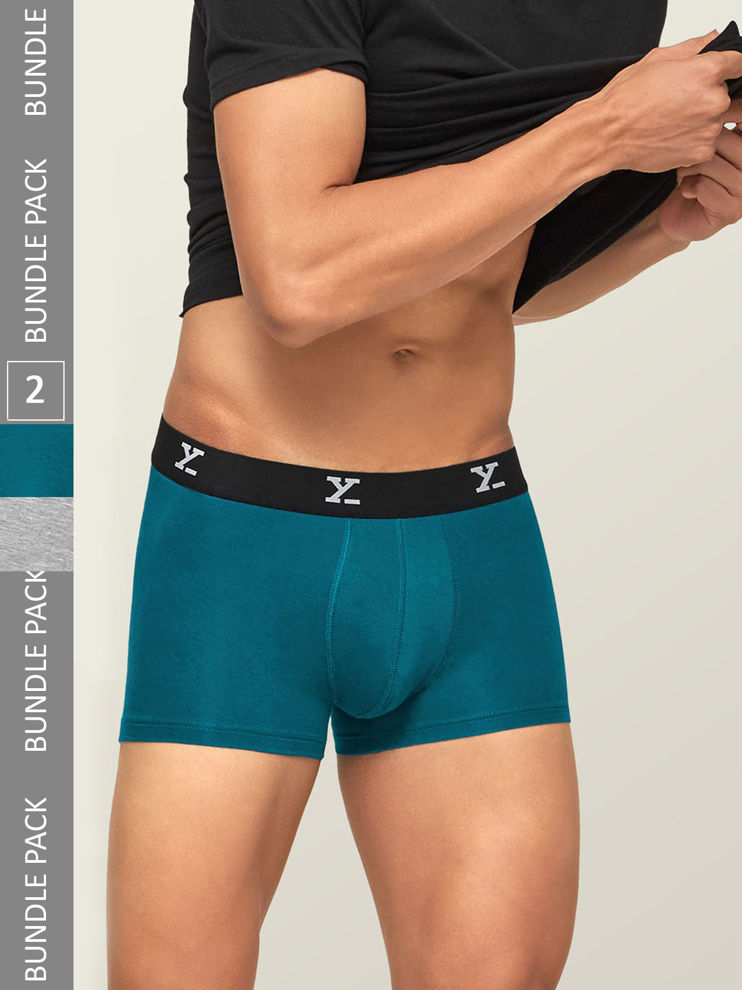 XYXX Men Pack Of 2 ACE Intelisoft Lightweight Modal Trunks