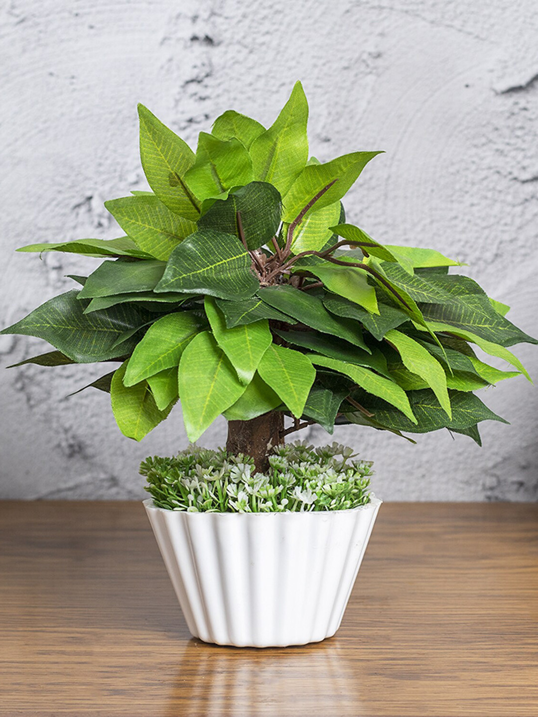 MARKET99 Green Artificial Plant With Pot